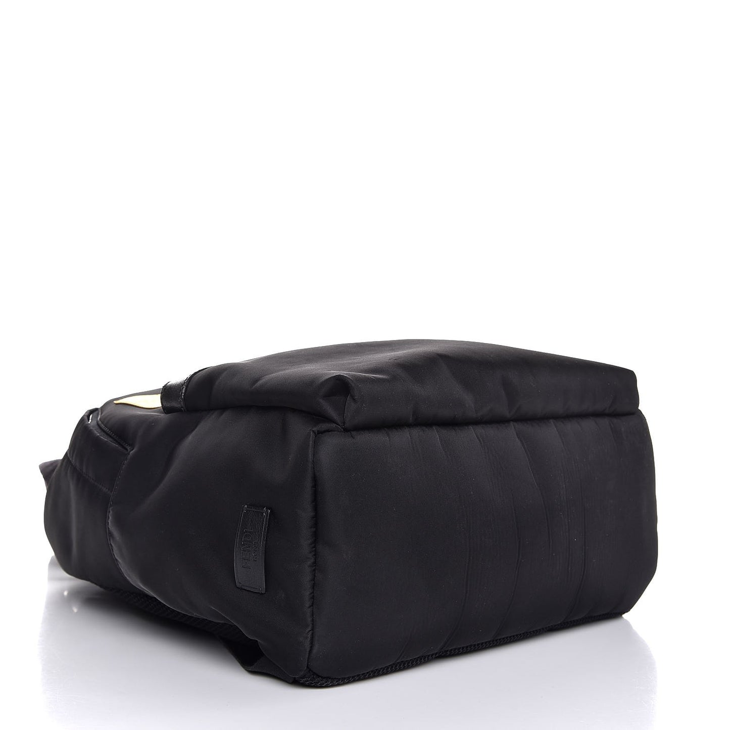 Nylon Vitello Elite Monster Eyes Rounded Backpack Black Yellow