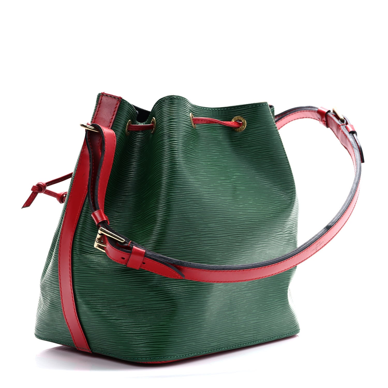 Louis Vuitton Epi Petit Bi-Color Noe Borneo Castillan Red 2 of 8