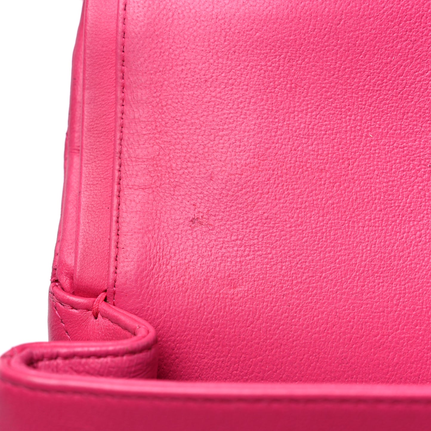 Lambskin Quilted Medium Double Flap Pink
