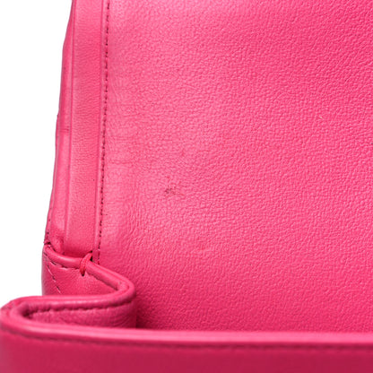 Chanel Lambskin Quilted Medium Double Flap Pink 12 of 16