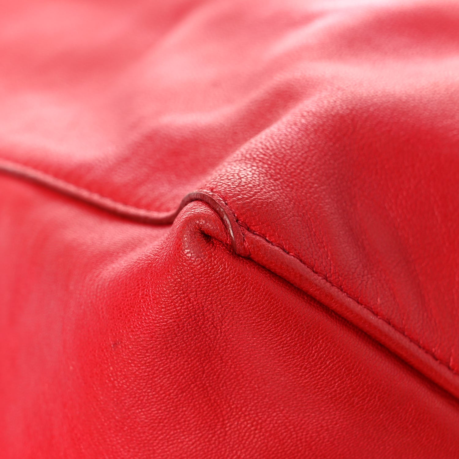 Celine Lambskin Horizontal Cabas Magenta 8 of 23
