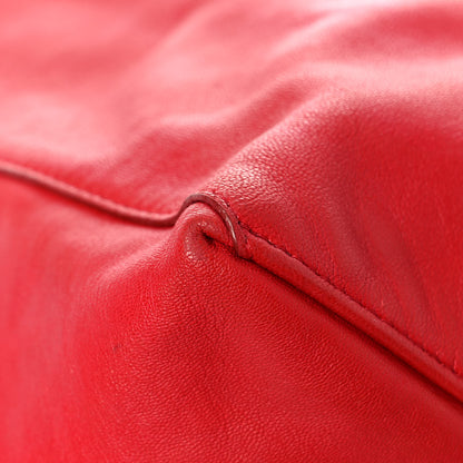 Celine Lambskin Horizontal Cabas Magenta 8 of 23
