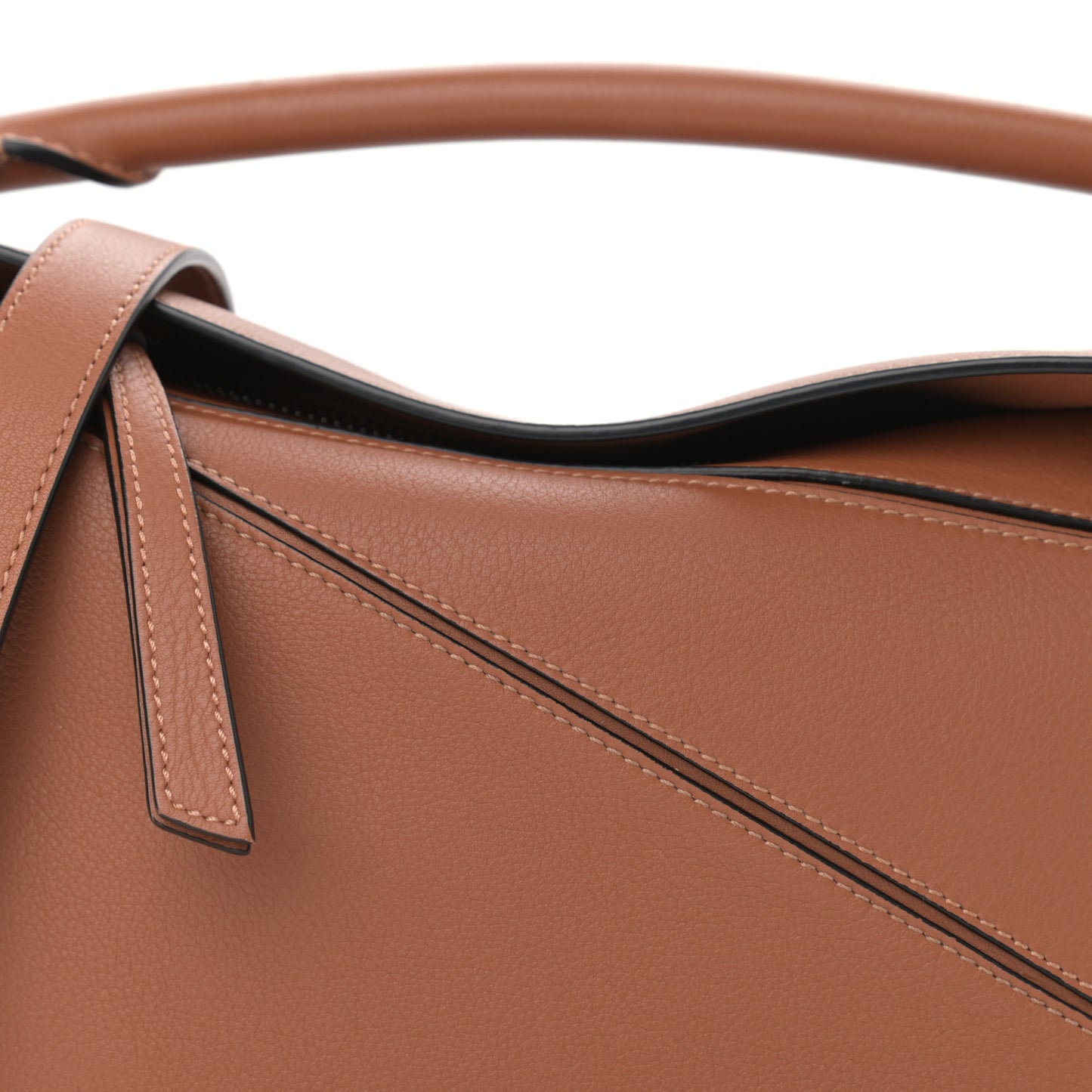 Calfskin Small Puzzle Bag Tan