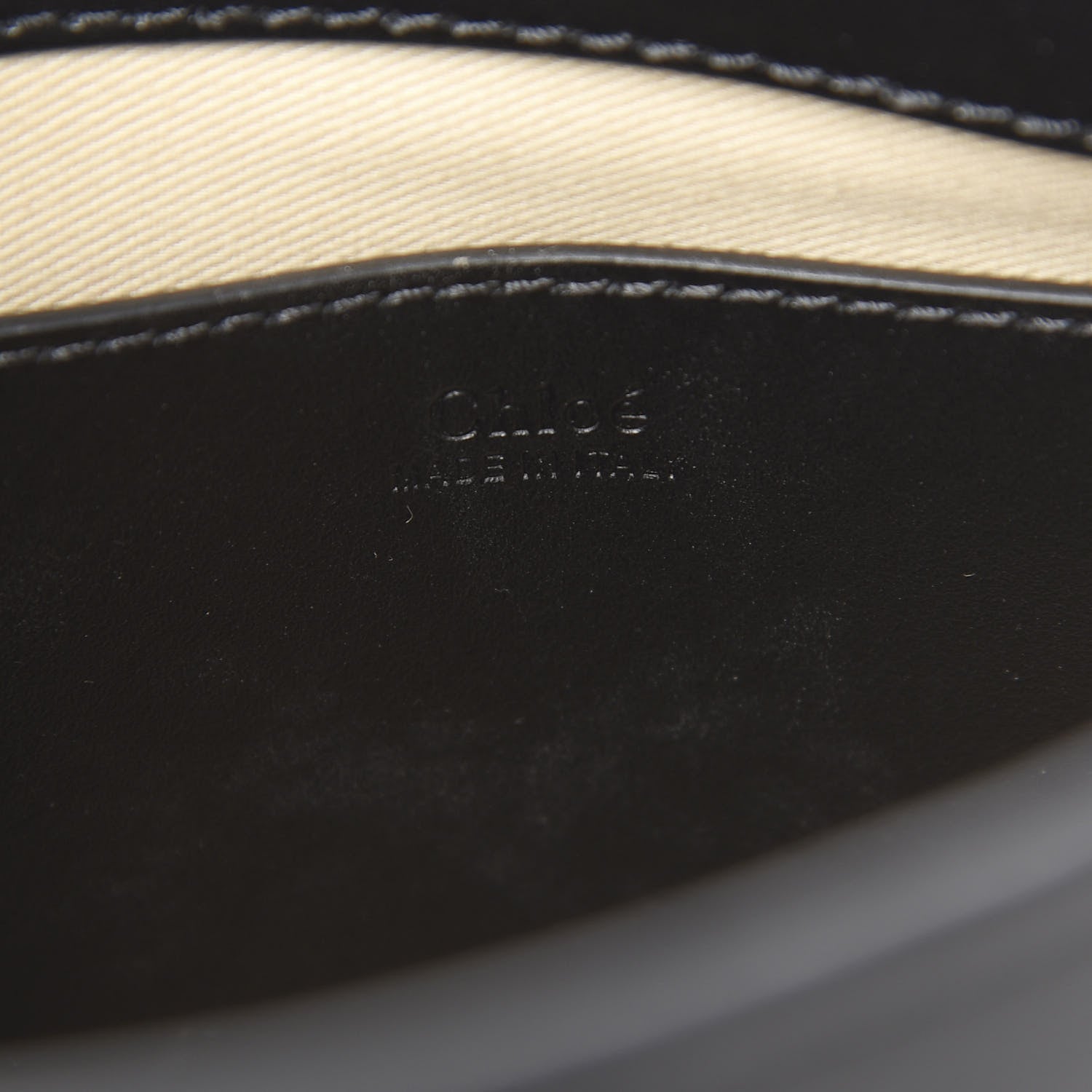 Chloe Shiny Calfskin Mini Annie Shoulder Bag Black 5 of 9