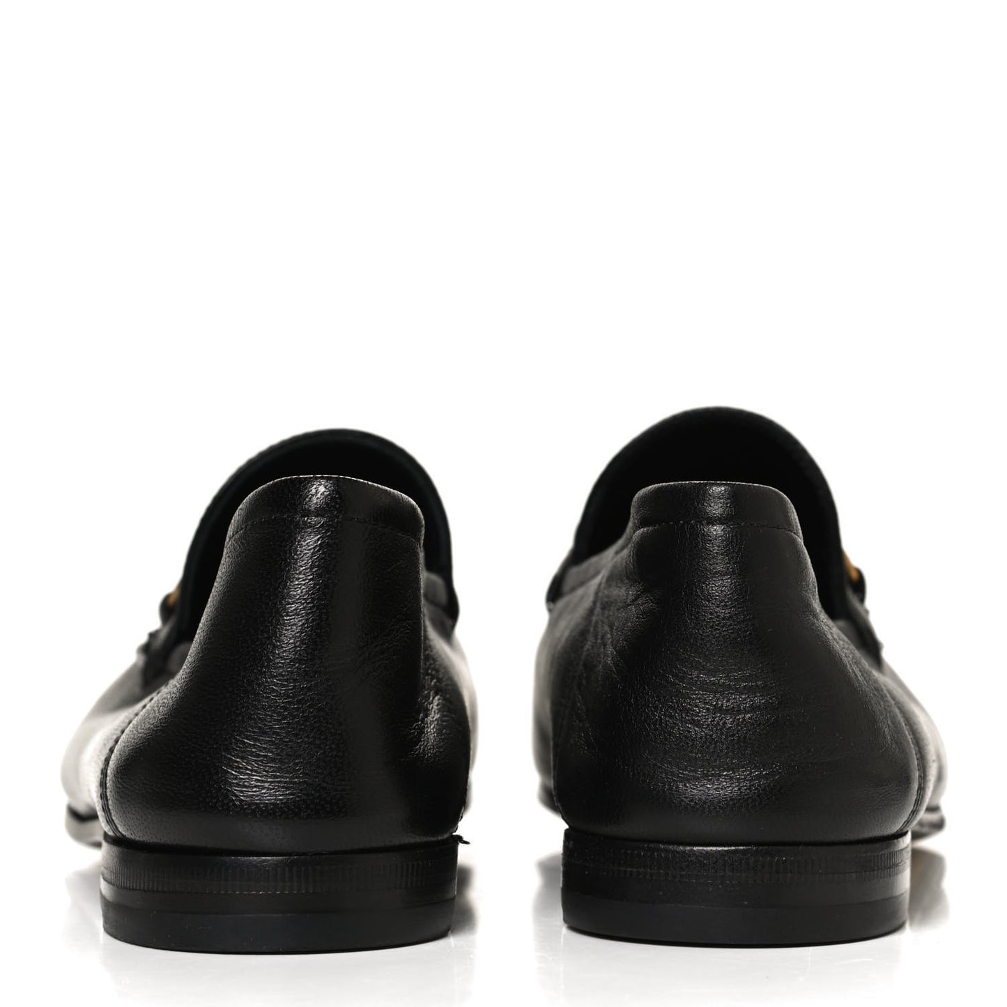Lambskin Womens Brixton Horsebit Loafers 38.5 Black