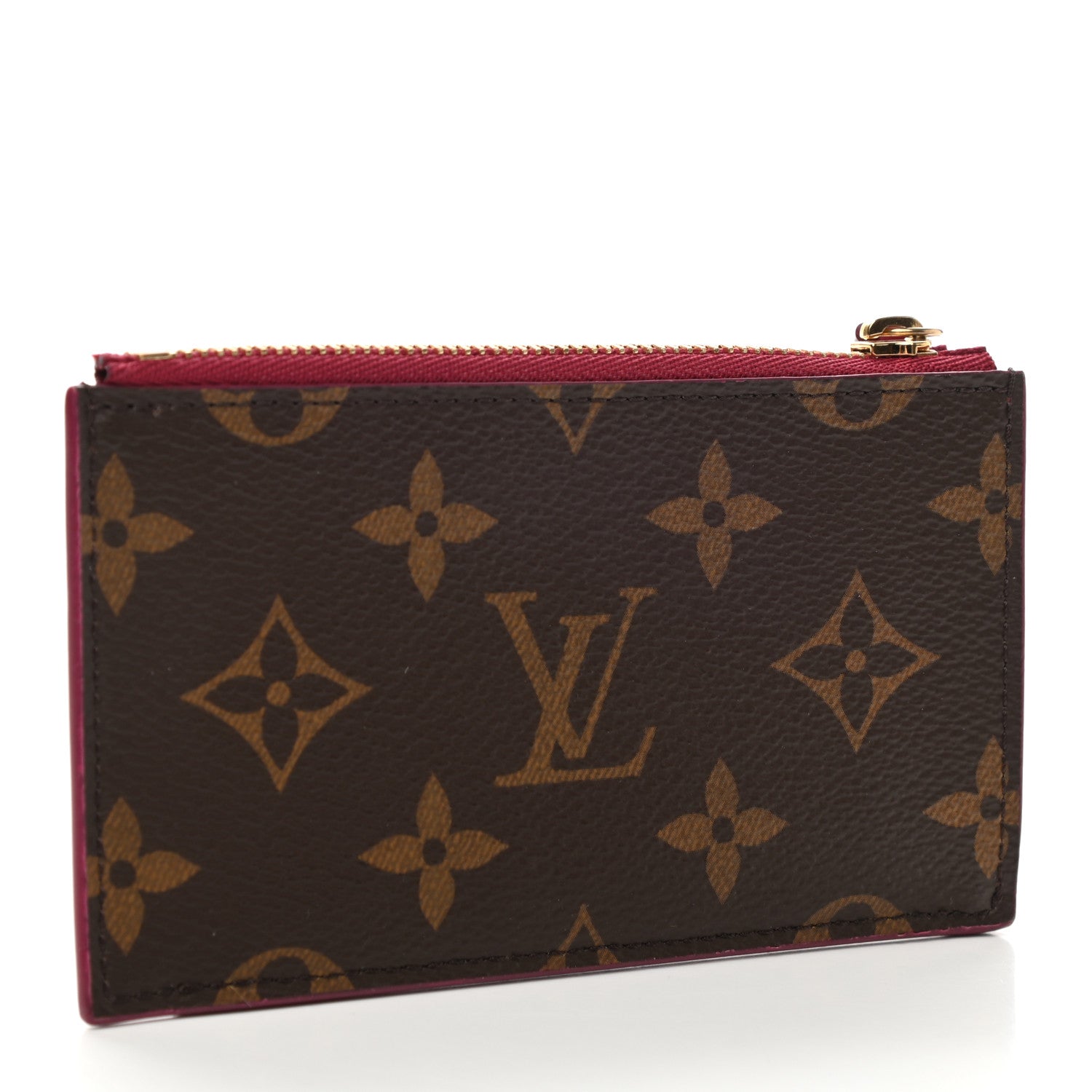 Louis Vuitton Monogram Zipped Card Holder Fuchsia 3 of 7