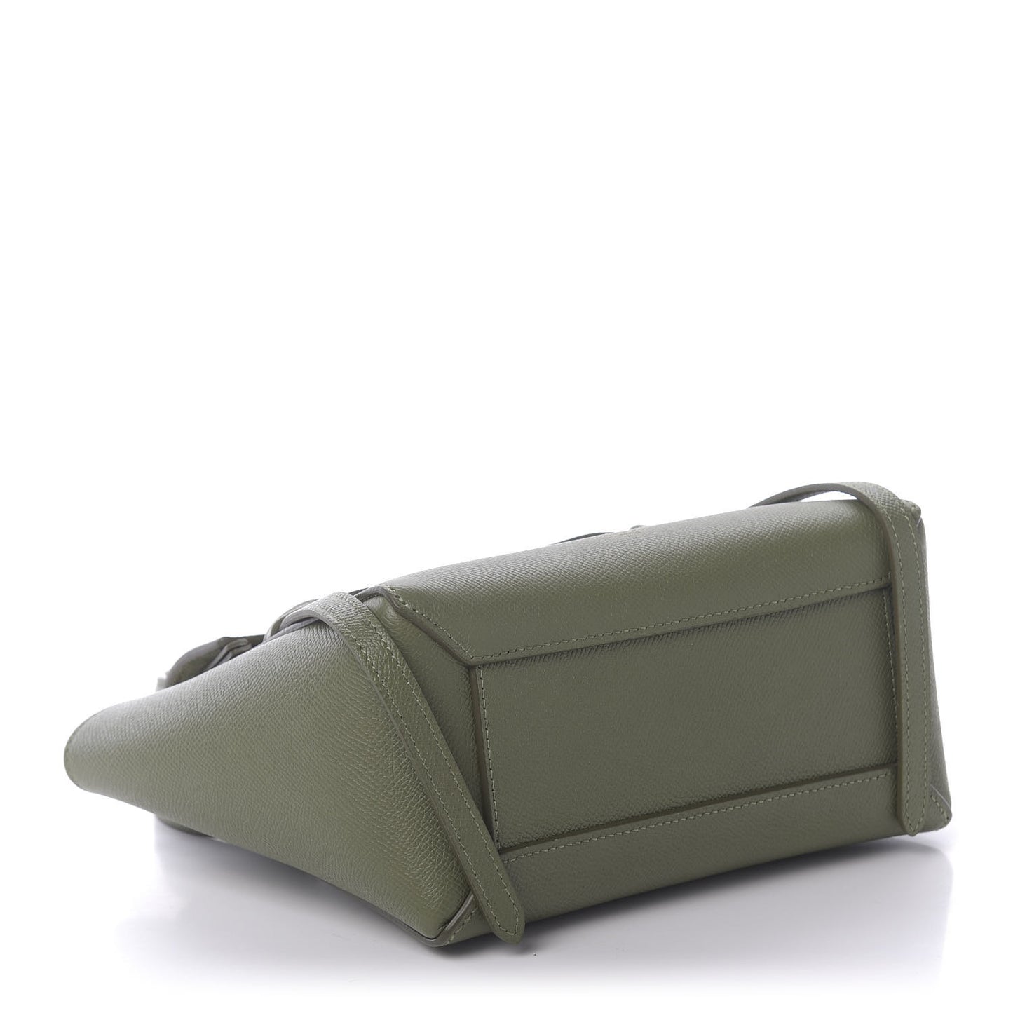 Grained Calfskin Nano Belt Bag Light Khaki