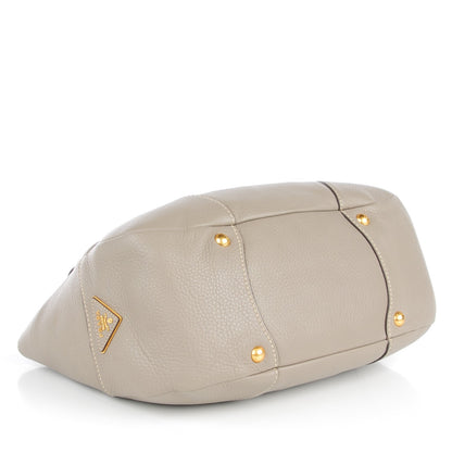 Prada Vitello Daino Shoulder Bag Argilla 4 of 10