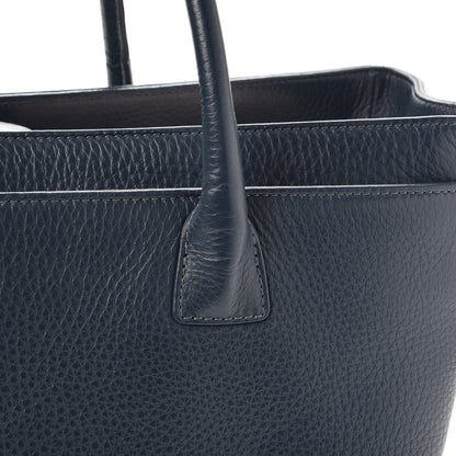 Chanel Deerskin Cerf Executive Shopper Tote Dark Blue 9 of 10