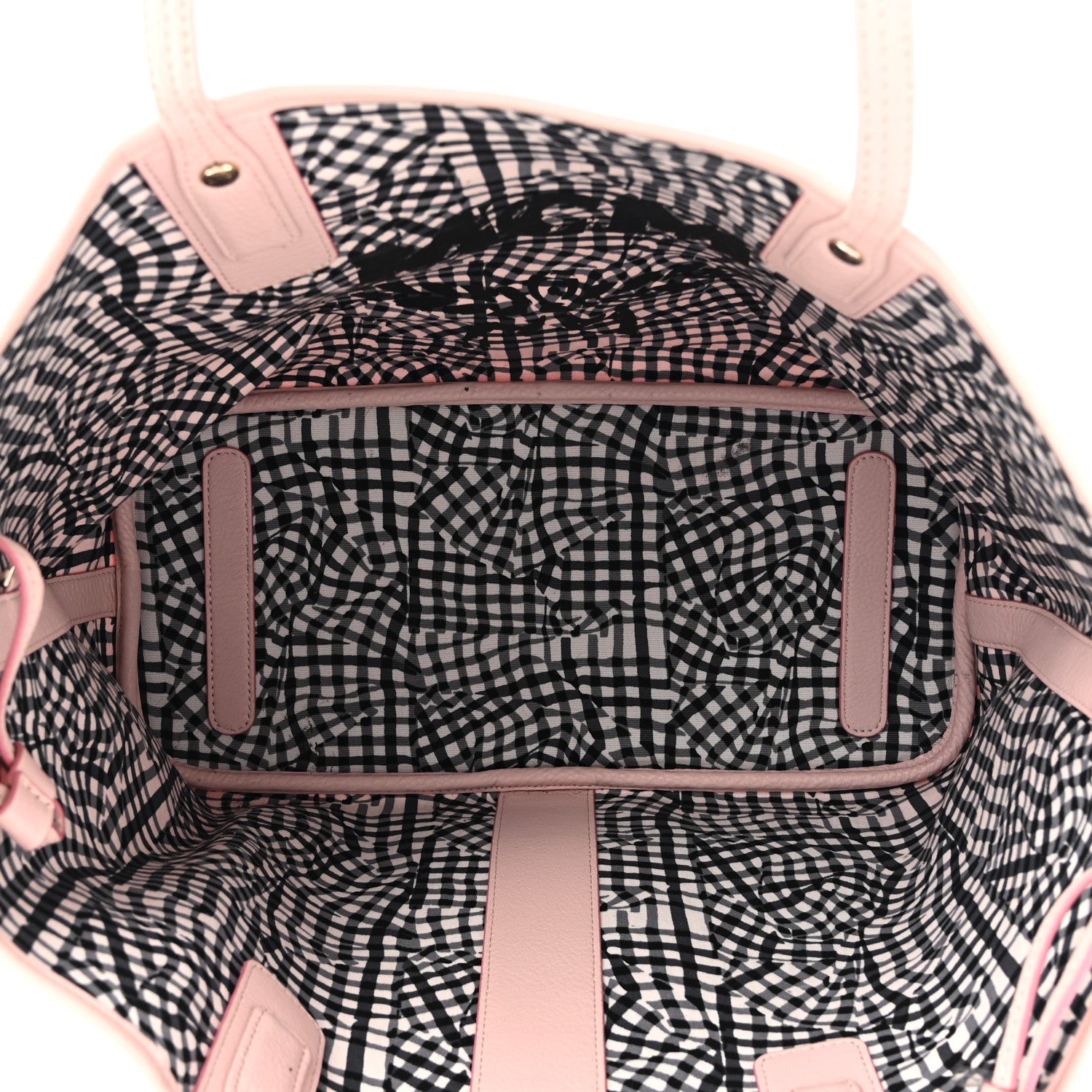 MCM Visetos Medium Liz Reversible Shopper Tote Powder Pink 9 of 21