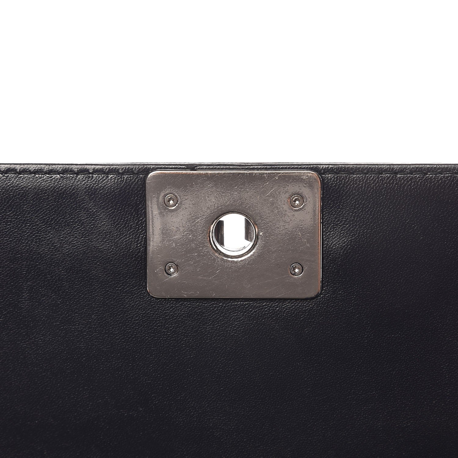 Chanel Perforated Lambskin Quilted New Medium Boy Flap Navy 8 of 10
