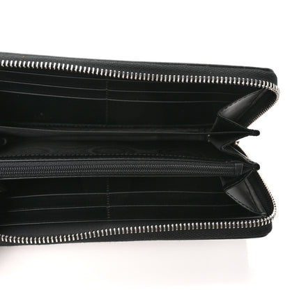 Gucci GG Supreme Monogram Kingsnake Zip Around Wallet Black 5 of 7