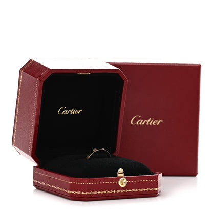 Cartier 18K Yellow Gold 3.5mm LOVE Wedding Band Ring 53 6.5 4 of 4