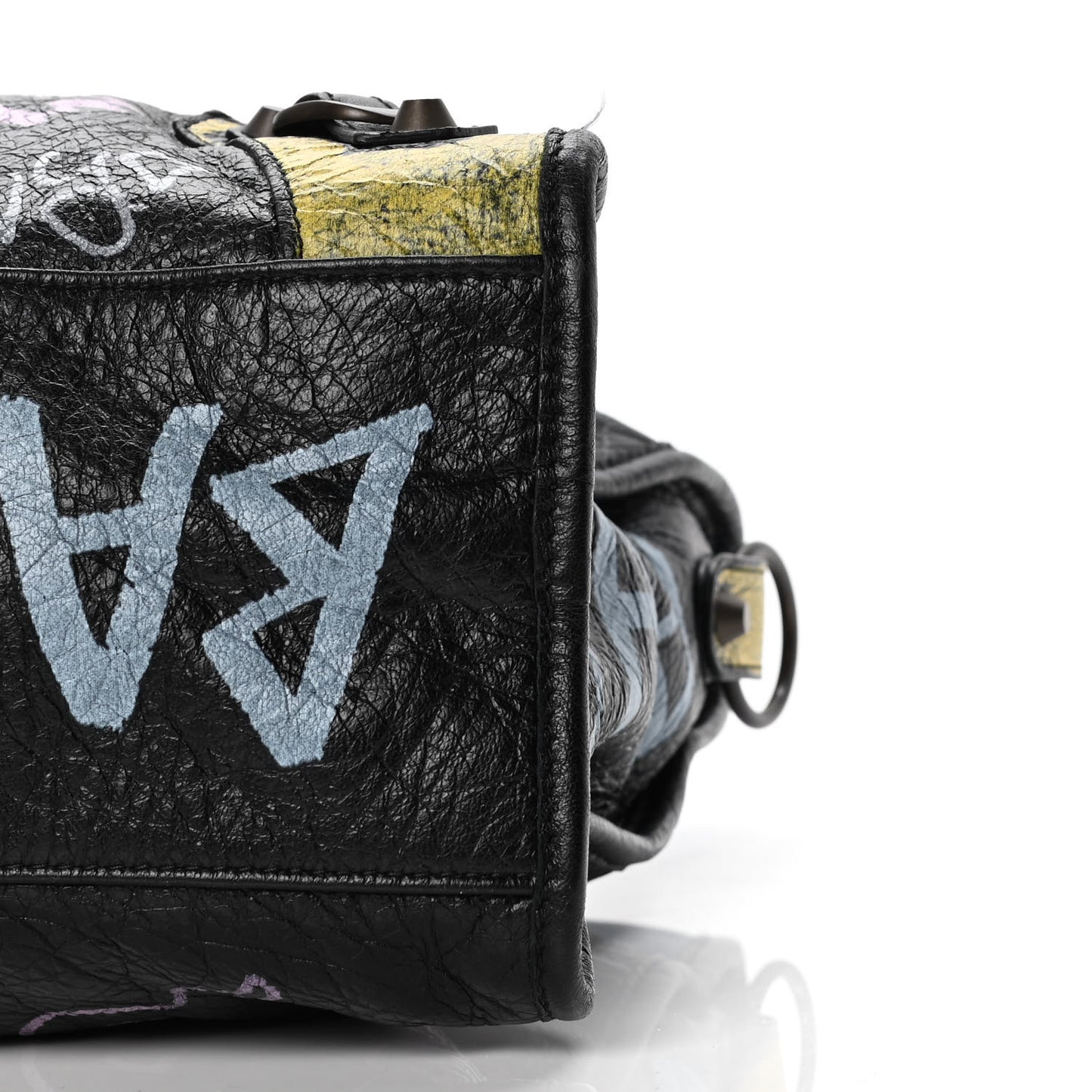 Agneau Graffiti All Over Classic Hardware City Black Multicolor
