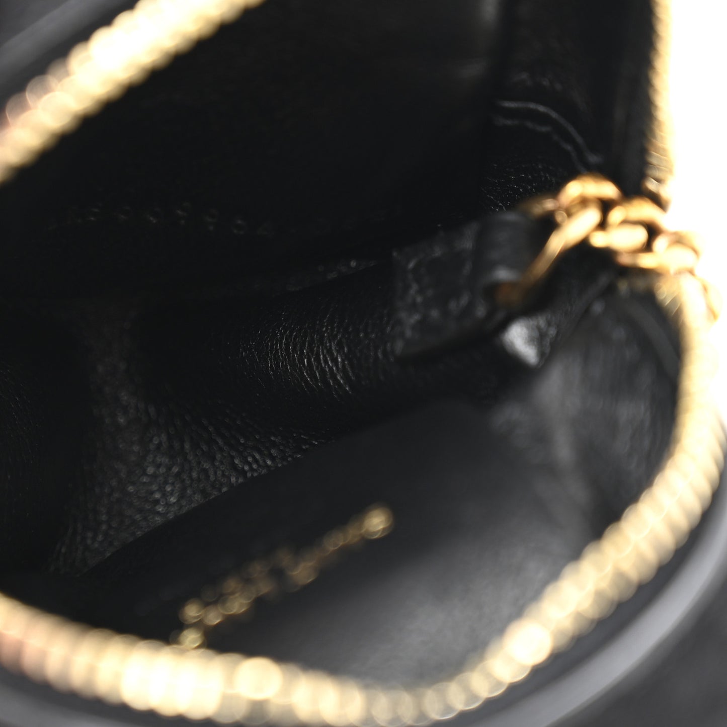 Suede Lambskin Jaime Cube Charm Keychain Black