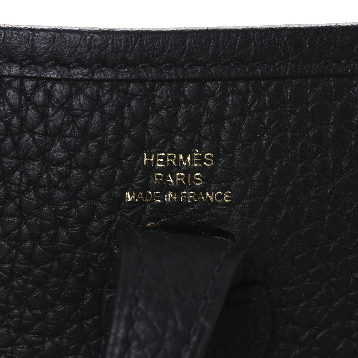 Hermes Taurillon Clemence Evelyne TPM Black 6 of 10