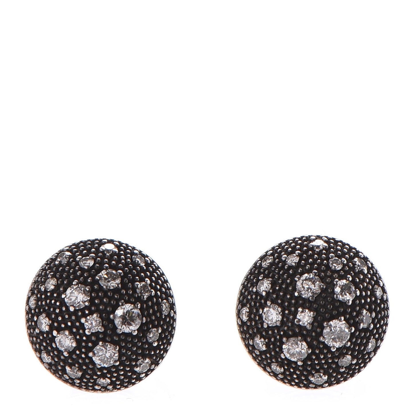 Sterling Silver Diamond Midnight Melange Earrings