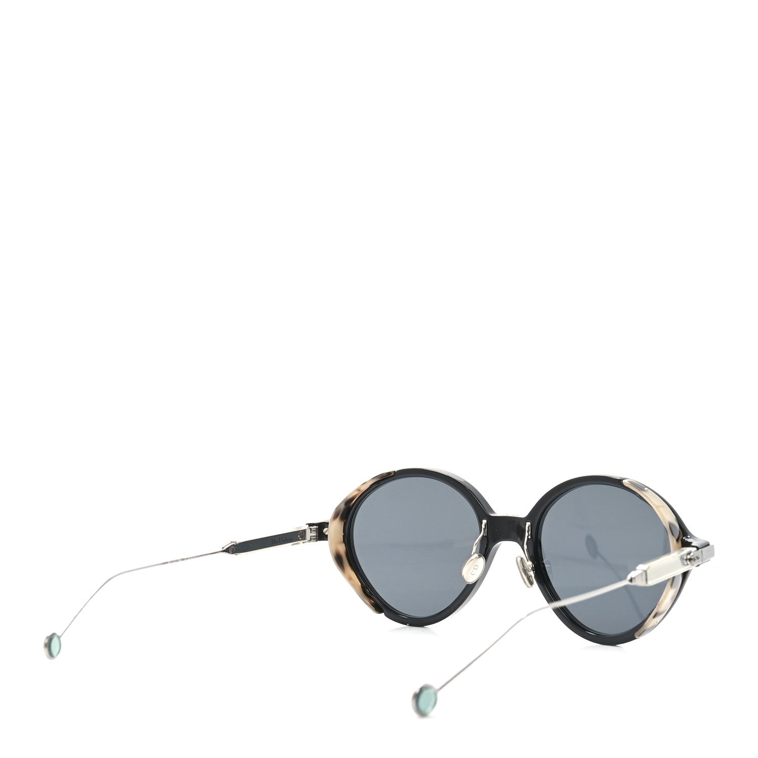 Christian Dior Acetate Umbrage Round Sunglasses Tortoise Black 4 of 7