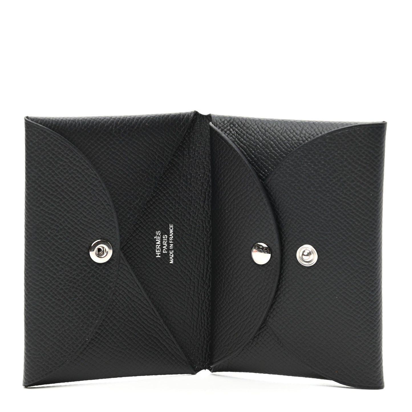 Epsom Calvi Duo Card Case Black