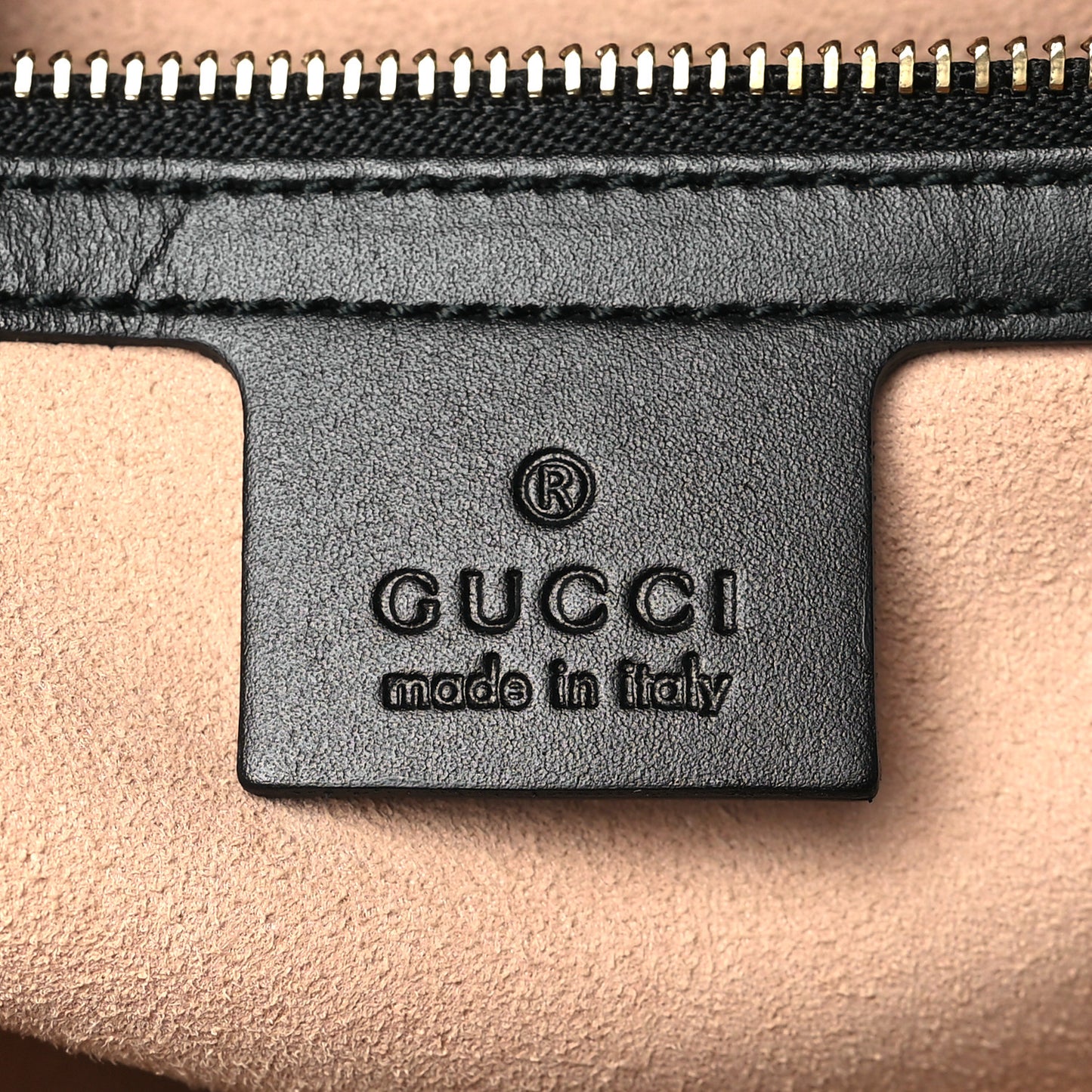 Guccissima Linea A Foldover Tote Black
