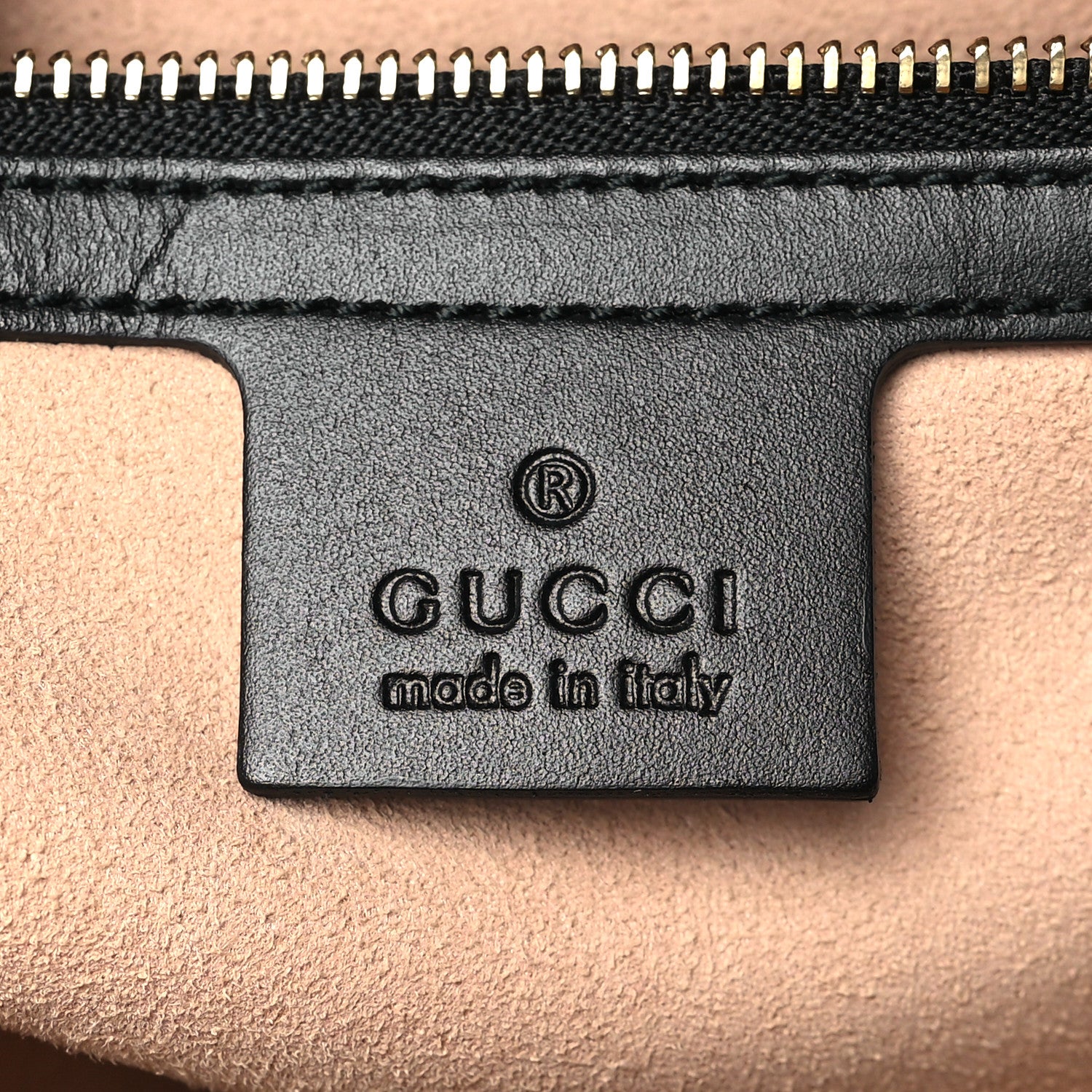 Gucci Guccissima Linea A Foldover Tote Black 6 of 9