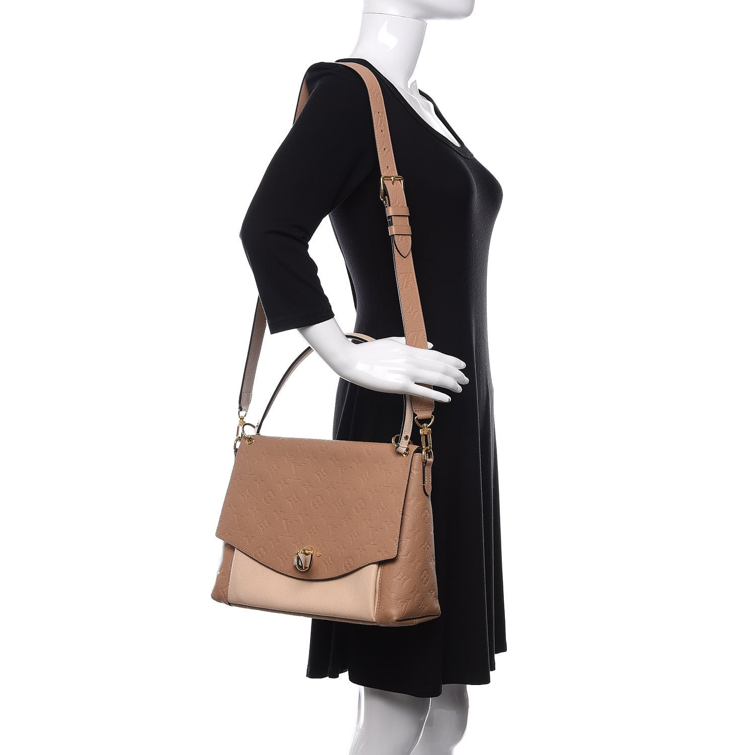 Louis Vuitton Empreinte Blanche MM Papyrus Creme 2 of 13