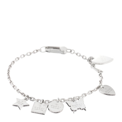 Gucci Sterling Silver Trademark Charm Bracelet 1 of 3