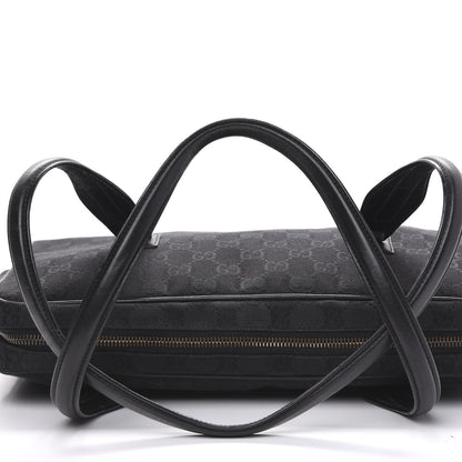 Gucci Monogram Tote Bag Black 11 of 15