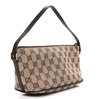 Gucci Monogram Boat Pochette Brown Brown 3 of 10