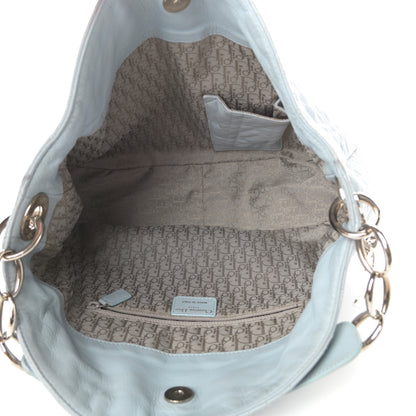 Christian Dior Lambskin Cannage Dior Soft Hobo Light Blue 5 of 15