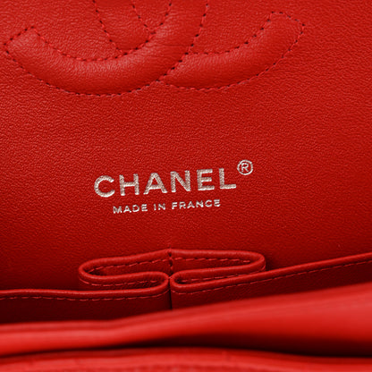 Chanel Lambskin Quilted Medium Double Flap Red 6 of 15
