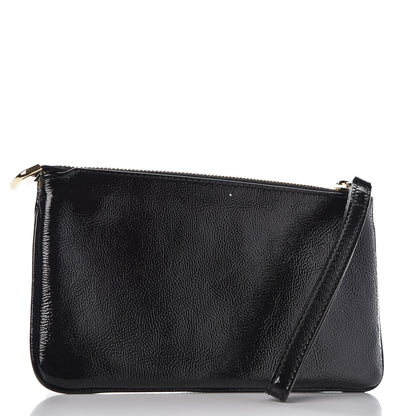 Gucci Soft Patent Soho Wristlet Black 3 of 9