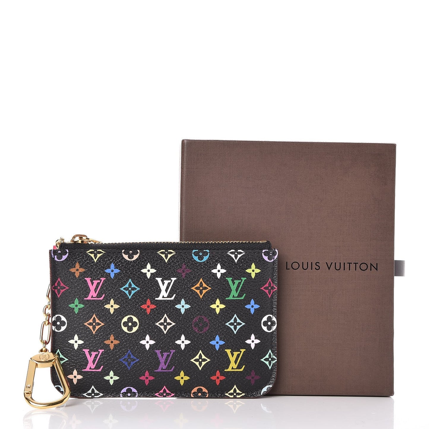 Monogram Multicolor Key Pouch Black Grenade