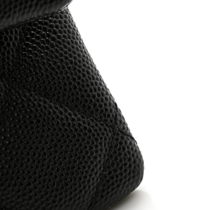 Chanel Caviar Quilted Flap Clutch Black 10 of 11