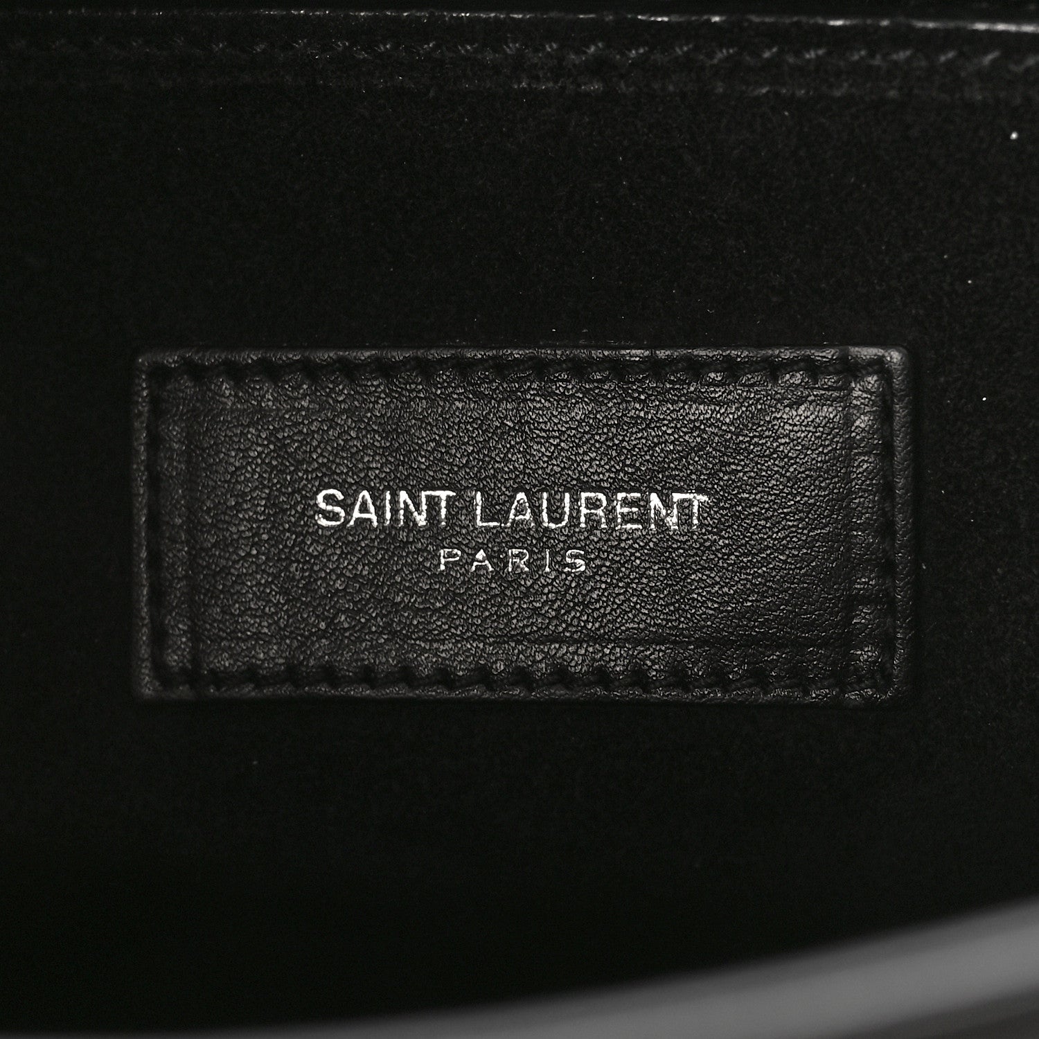 Saint Laurent Calfskin Stud Sac De Jour Clutch Black 6 of 9