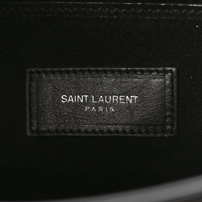 Saint Laurent Calfskin Stud Sac De Jour Clutch Black 6 of 9