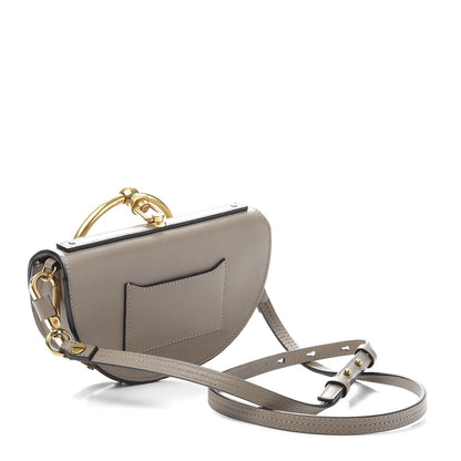Chloe Calfskin Small Nile Bracelet Minaudiere Bag Motty Grey 3 of 12