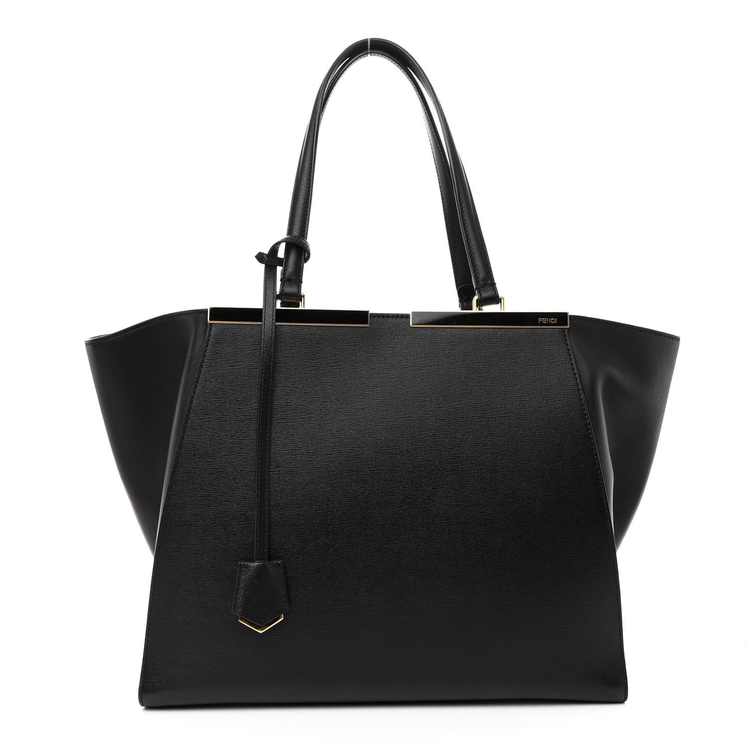 Fendi Vitello Elite Large 3Jours Tote Black 1 of 9