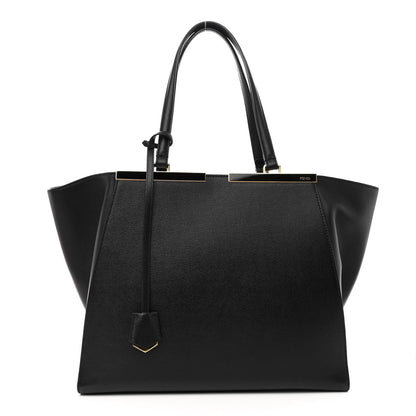 Fendi Vitello Elite Large 3Jours Tote Black 1 of 9