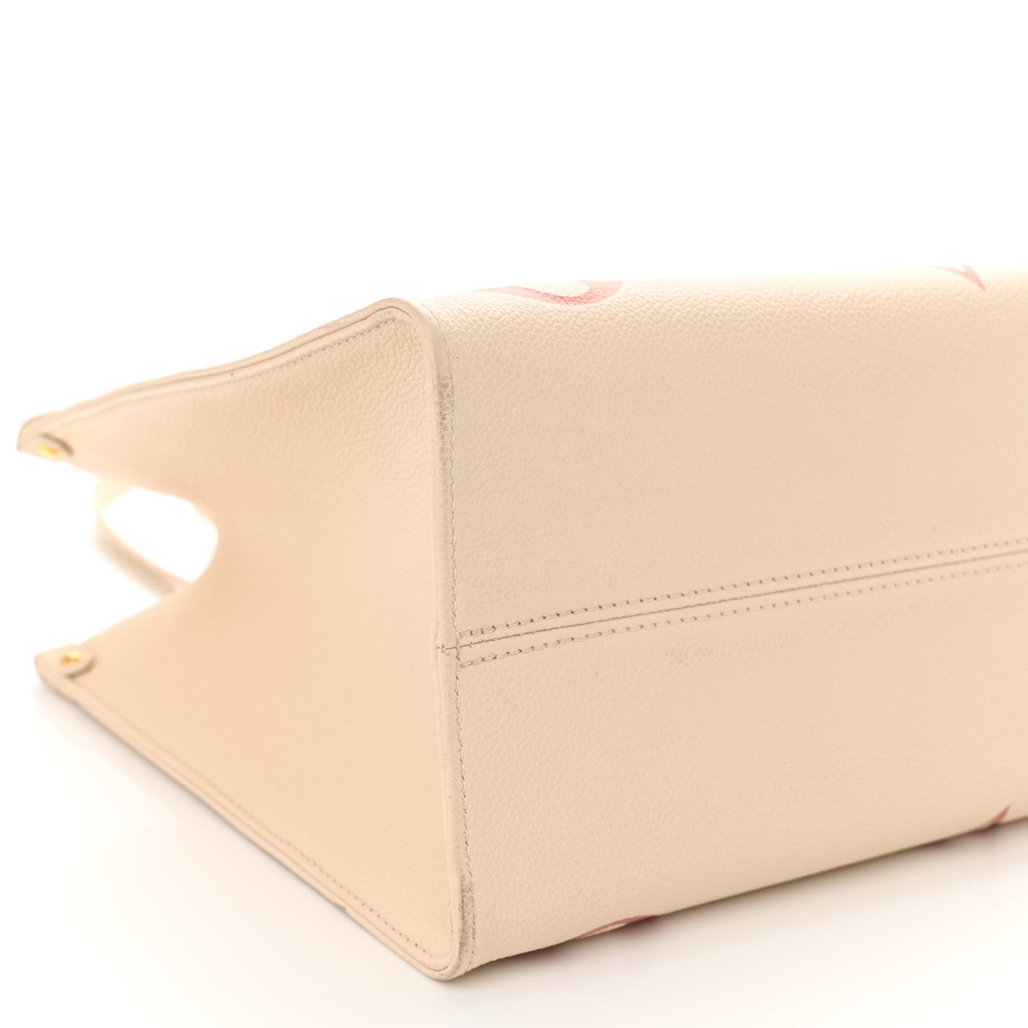 Louis Vuitton Empreinte Monogram Giant Onthego MM Creme Rose Trianon 8 of 14