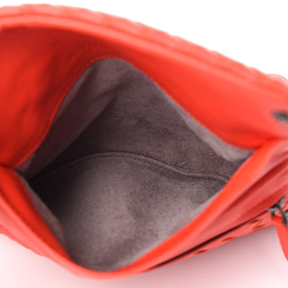 Bottega Veneta Nappa Intrecciato Chain Crossbody Red 5 of 11