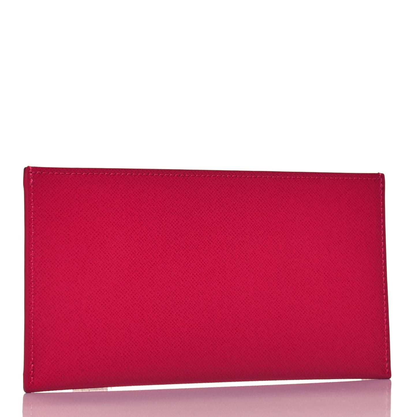 Calfskin Felicie Card Holder Insert Fuchsia