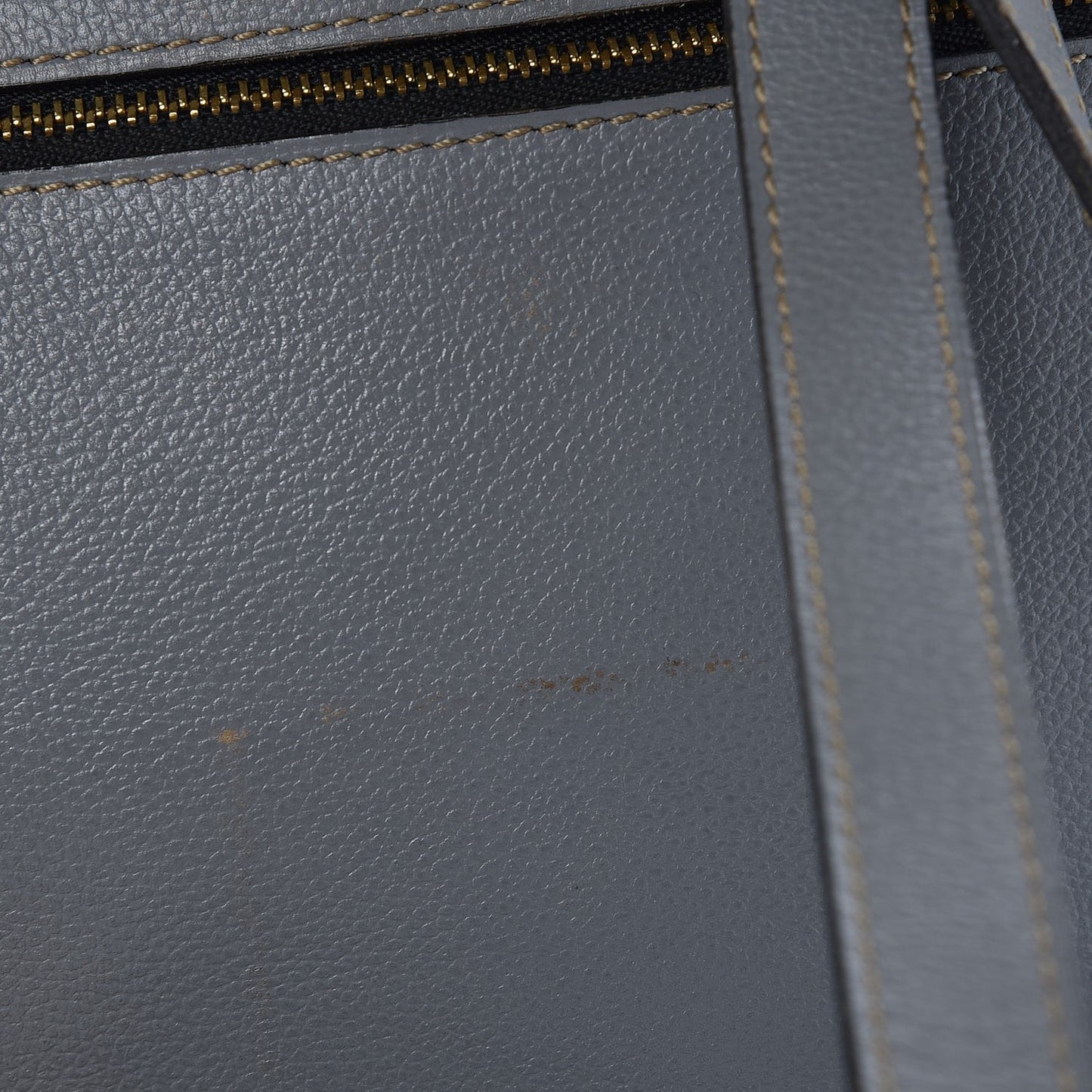Grained Calfskin Backpack Grey