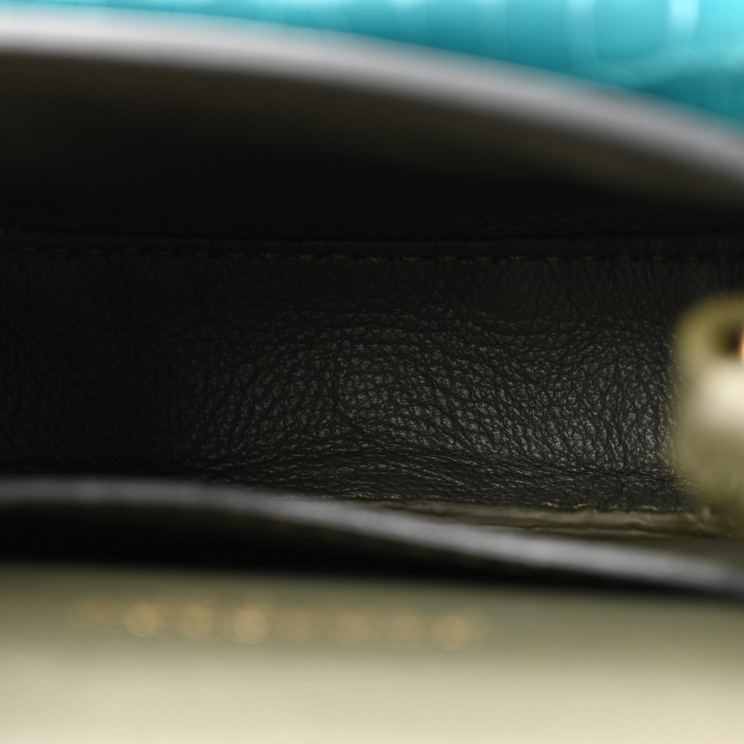 Burberry Alligator Bridle Micro Satchel Turquoise 11 of 31