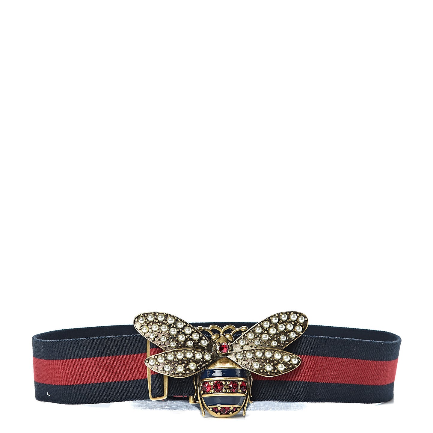 Web Queen Margaret Bee Belt 80 32 Red Navy