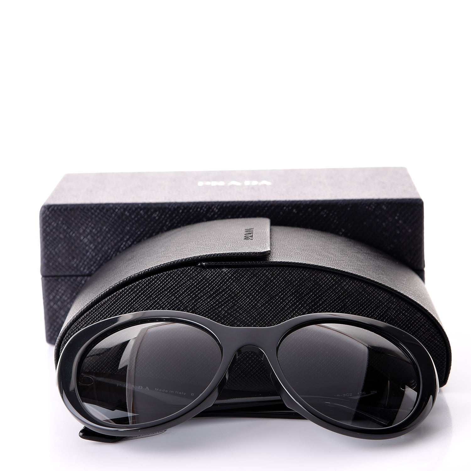 Prada Voice Sunglasses SPR 26Q-F Black 8 of 8