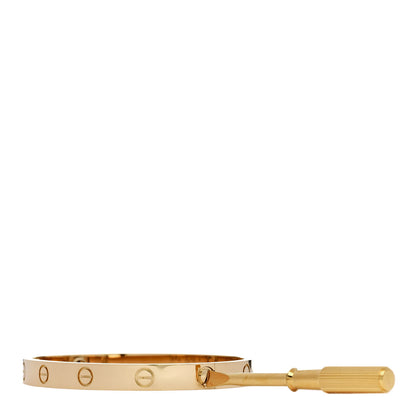 Cartier 18K Yellow Gold LOVE Bracelet 17 3 of 9