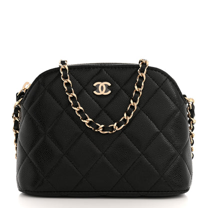 Chanel Caviar Quilted Classic Clutch With Chain Black 1 of 10