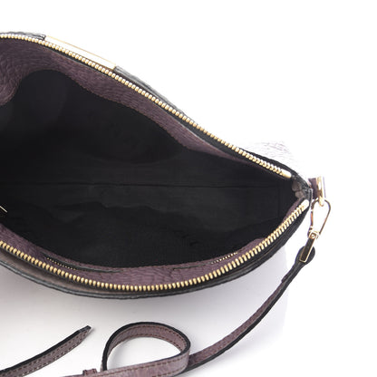 Burberry Signature Grain Calfskin Small Chichester Crossbody Clutch Bag Dark Plum 5 of 15