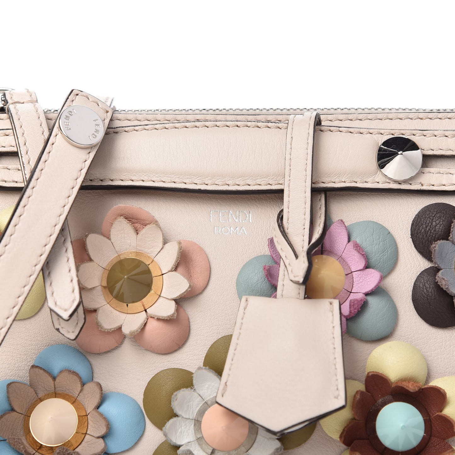 Vitello Dolce Flowerland Studded Mini By The Way Boston Bag Camelia Multicolor